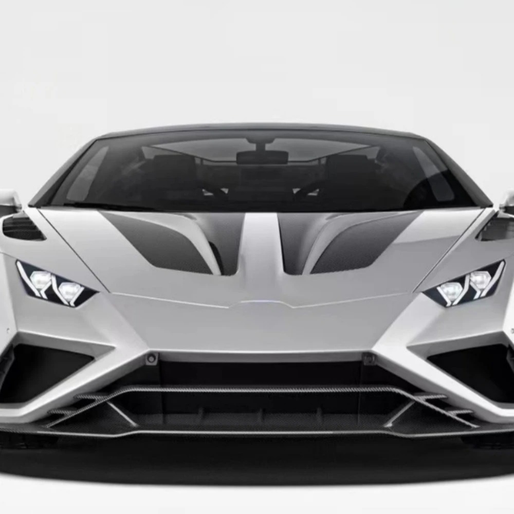 High Temperature Production PK Style Dry Carbon Fiber Engine Hood Body Kit for  Huracan Lp610 Lp580 EVO Upgrade